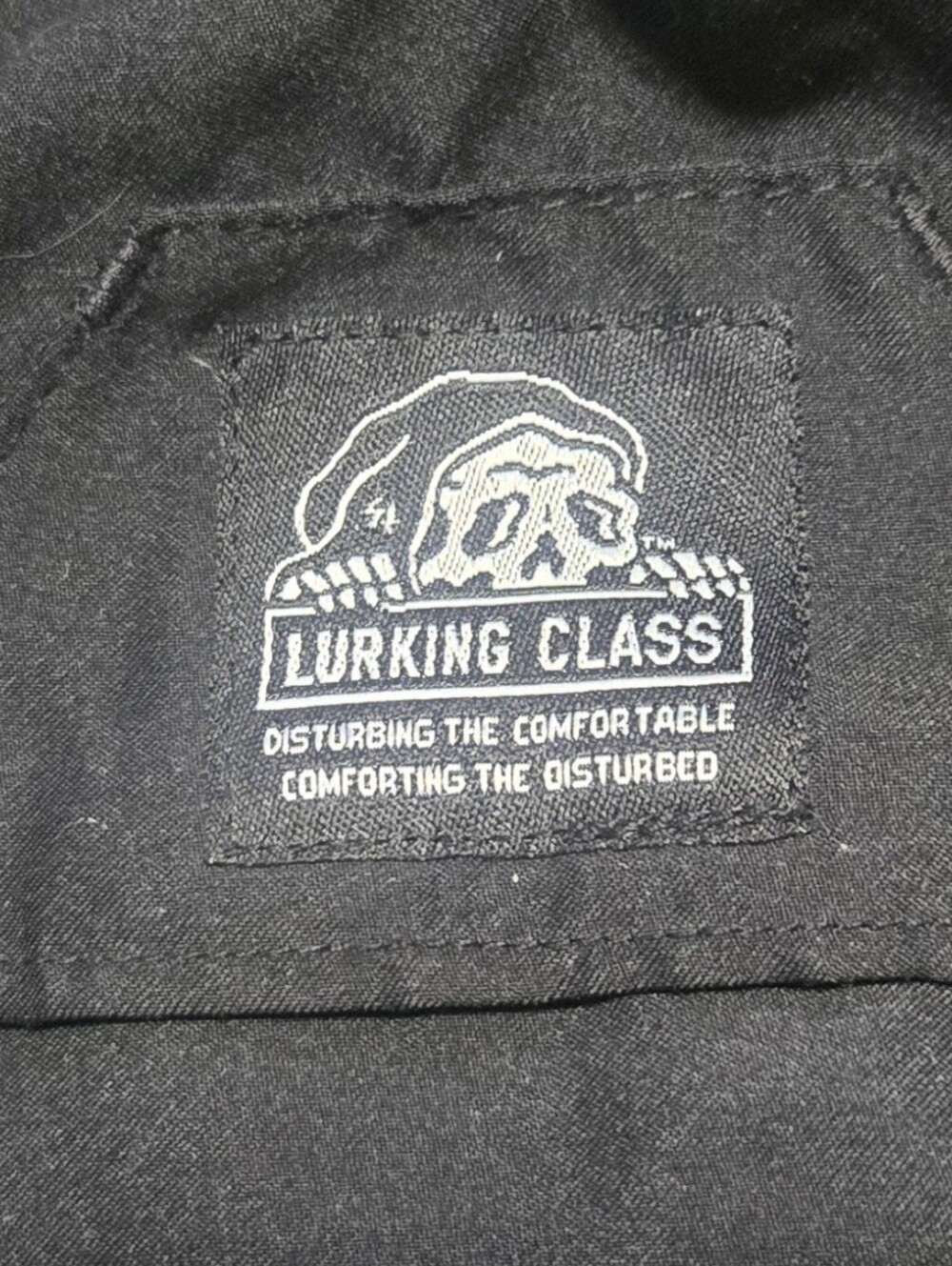 Lurking Class By Sketchy Tank Sinking Black Board Shorts Men's Sz Small Grunge - Picture 3 of 8